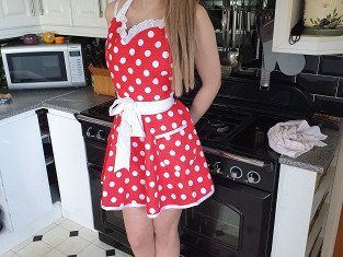 Hogtied In Apron And Lingerie While Baking Photo Lil Missy Uk