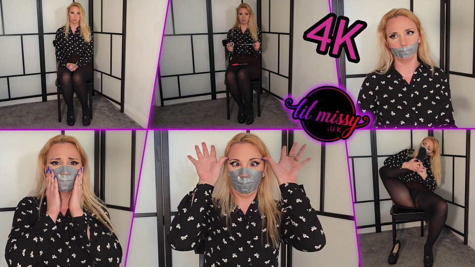 Teachers Tape Gag Humiliation 4K